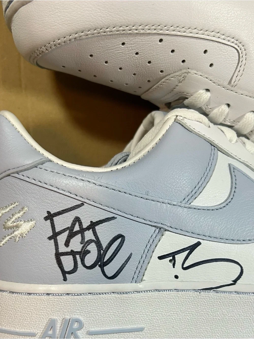 Fat Joe Signed Nike Terror Squad Air Force One QS 1 Low Sneaker Autographed Shoe